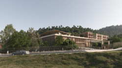 Levens : la premi&egrave;re pierre du futur coll&egrave;ge pos&eacute;e
