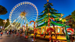 Nice s&rsquo;illumine pour No&euml;l : village de chalets, grande roue et mille lumi&egrave;res