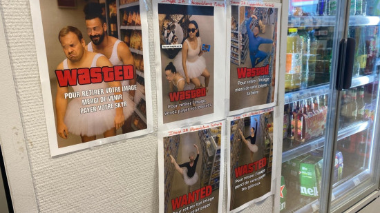 Cette supérette de Nice affiche les voleurs… en tutu Cette supérette de Nice affiche les voleurs… en tutu