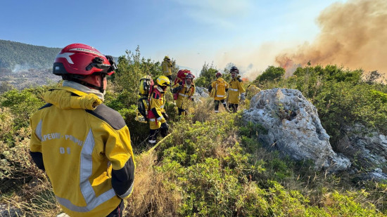 Incendie maîtrisé à La Trinité : 14 hectares parcourus Incendie maîtrisé à La Trinité : 14 hectares parcourus