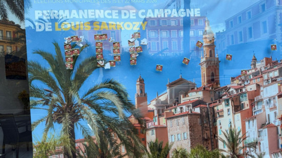 Menton : la permanence de Louis Sarkozy de nouveau vandalis&eacute;e en pleine campagne municipale