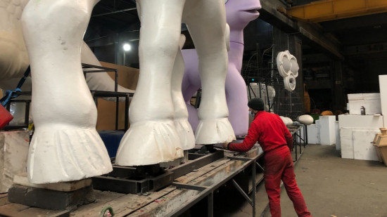 A Nice, les carnavaliers dans la dernière ligne droite A Nice, les carnavaliers dans la dernière ligne droite