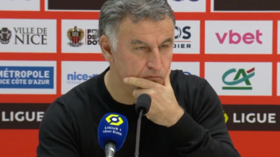 Nice-PSG : Christophe Galtier furieux après la banderole sur sa mère déployée par les ultras