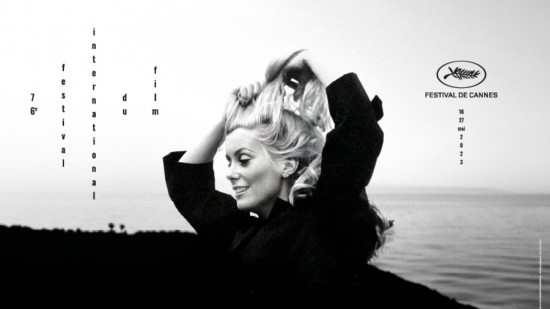 Catherine Deneuve sur l'affiche du 76e Festival de Cannes