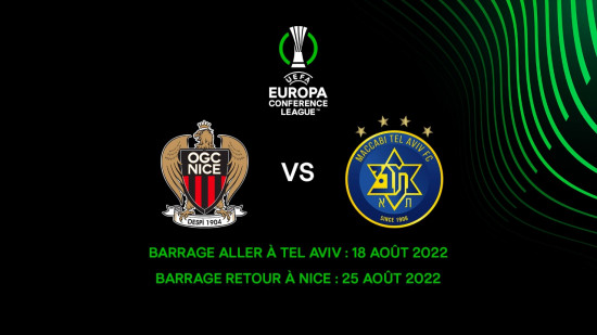 Découvrez l'adversaire de l'OGC Nice pour les barrages de Ligue Europa Conférence Découvrez l'adversaire de l'OGC Nice pour les barrages de Ligue Europa Conférence