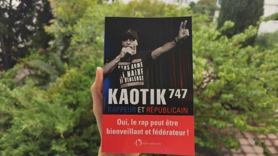 Le rappeur niçois Kaotik publie son premier livre Le rappeur niçois Kaotik publie son premier livre