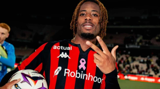 Ligue 1 : Nice &eacute;crase Rennes (5-2), Elye Wahi s'offre un tripl&eacute; et propulse le Gym &agrave; la 7e place