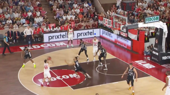 Monaco chute face à l'Asvel, dernier match samedi Monaco chute face à l'Asvel, dernier match samedi