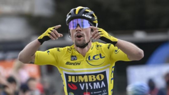 Primož Roglič sacré grand vainqueur du Paris-Nice Primož Roglič sacré grand vainqueur du Paris-Nice