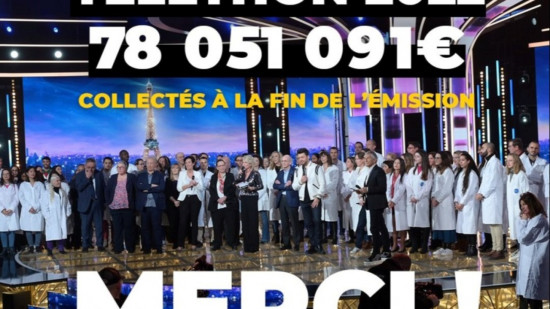 Téléthon 2022 : les promesses de dons augmentent Téléthon 2022 : les promesses de dons augmentent