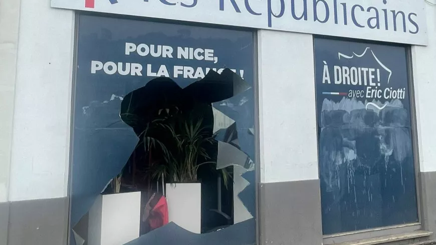 Nice : la permanence d’Eric Ciotti vandalisée
