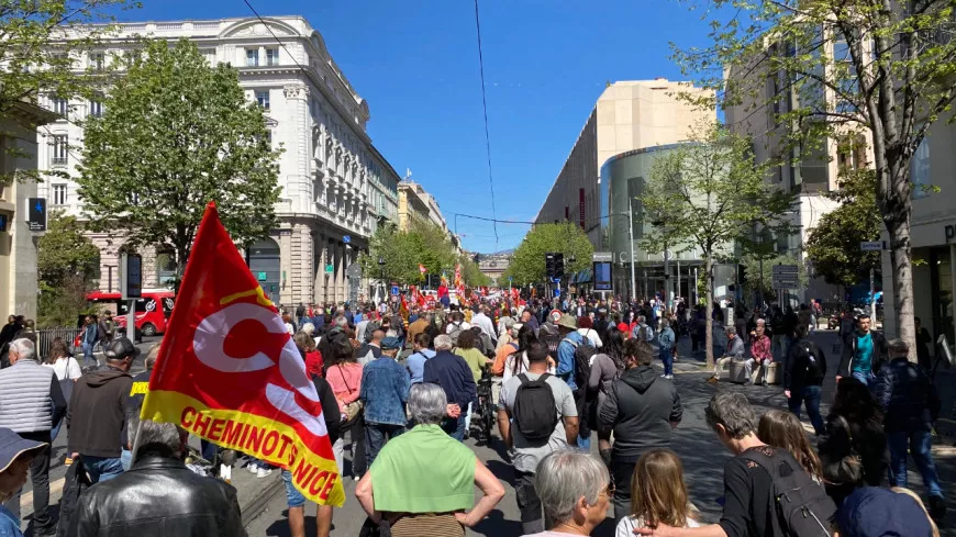 Réforme des retraites : entre 2700 et 15 000 manifestants à Nice