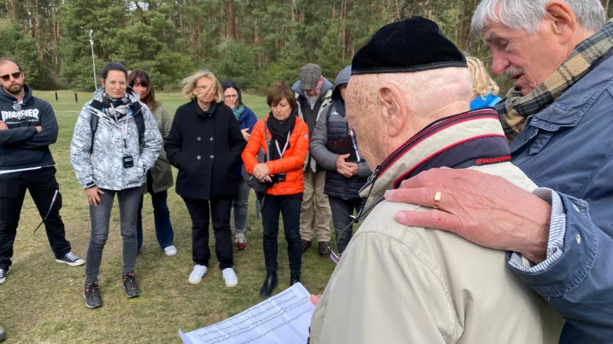 Deux "enfants cachés" de la guerre ont pu rendre hommage à leurs aïeux tués dans les camps en Pologne
