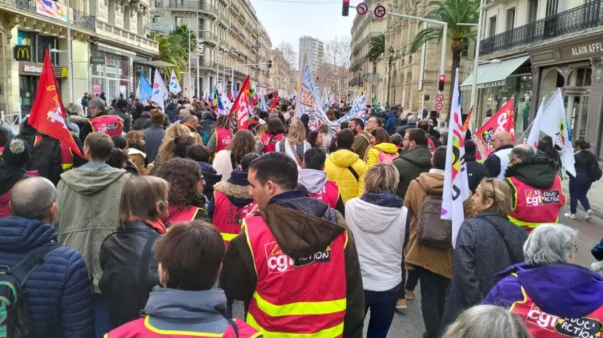 Les enseignants dans les rues de Toulon