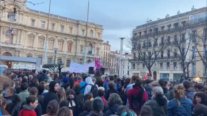 Manifestations spontanée à Marseille contre les violences policières