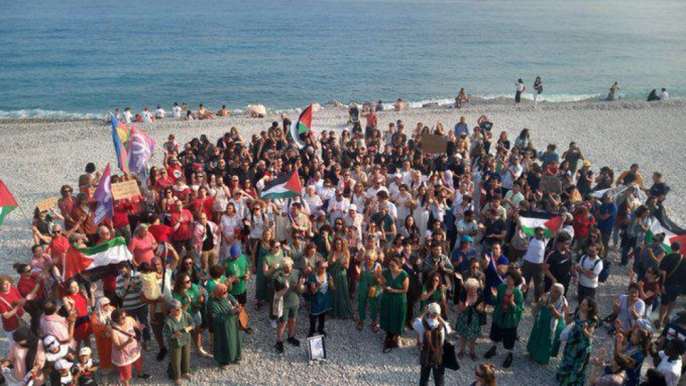 Nice : 500 personnes dans la rue pour soutenir un bateau humanitaire en direction de Gaza, intercepté par Israël