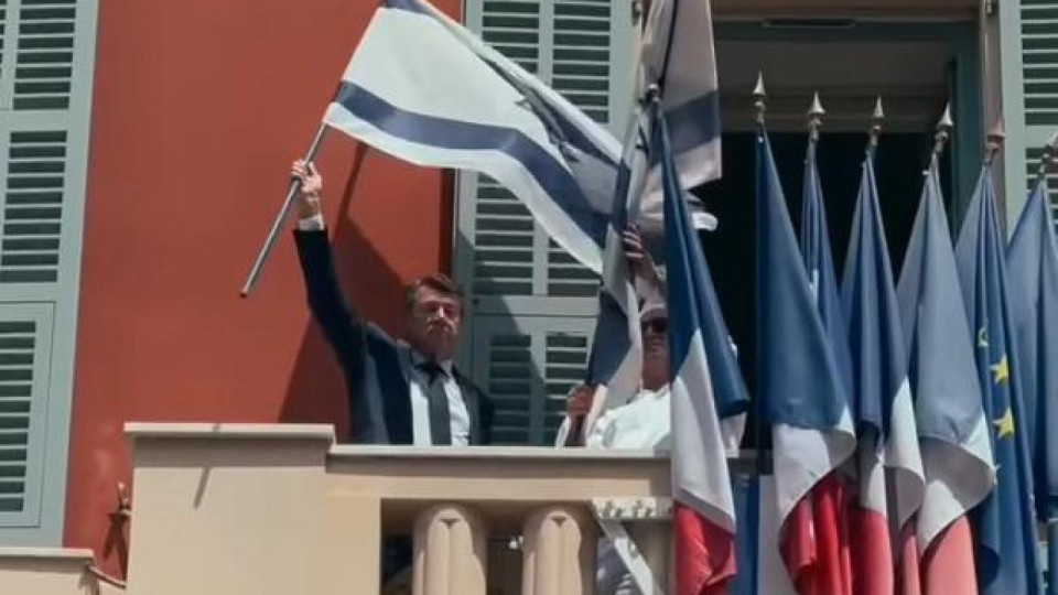 Nice : Estrosi contraint de retirer les drapeaux isra&eacute;liens de la mairie