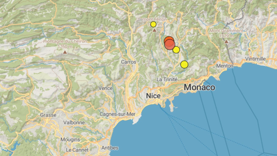 Séismes dans les Alpes-Maritimes : plusieurs secousses ressenties, les autorités appellent au calme Séismes dans les Alpes-Maritimes : plusieurs secousses ressenties, les autorités appellent au calme