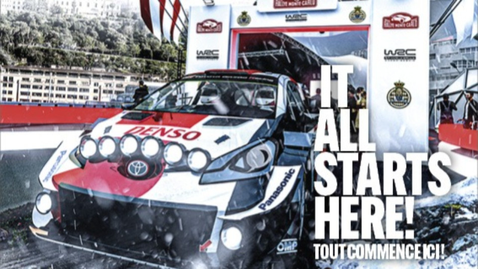 Top départ pour le rallye Monte Carlo dans les Alpes-Maritimes