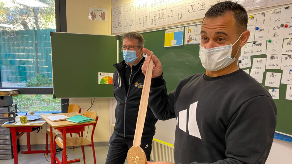 Les champions de la région à la rencontre des écoliers