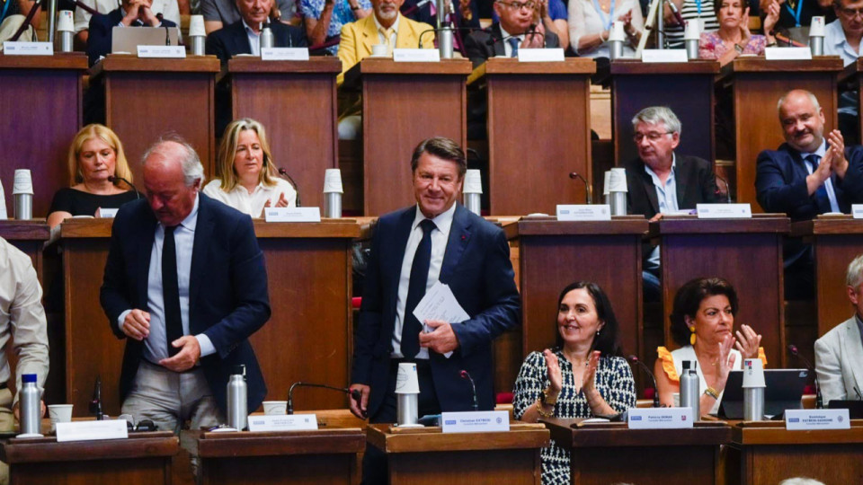 Christian Estrosi réélu président de la Métropole de Nice Christian Estrosi réélu président de la Métropole de Nice