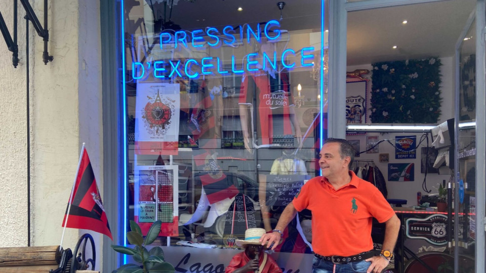 Coupe de France : les commerçants niçois se mettent au rouge et noir