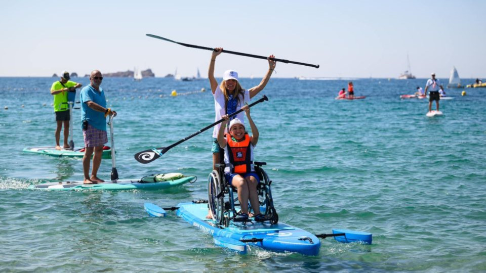 L'association Eau del&agrave; du Paddle rend la pratique accessible