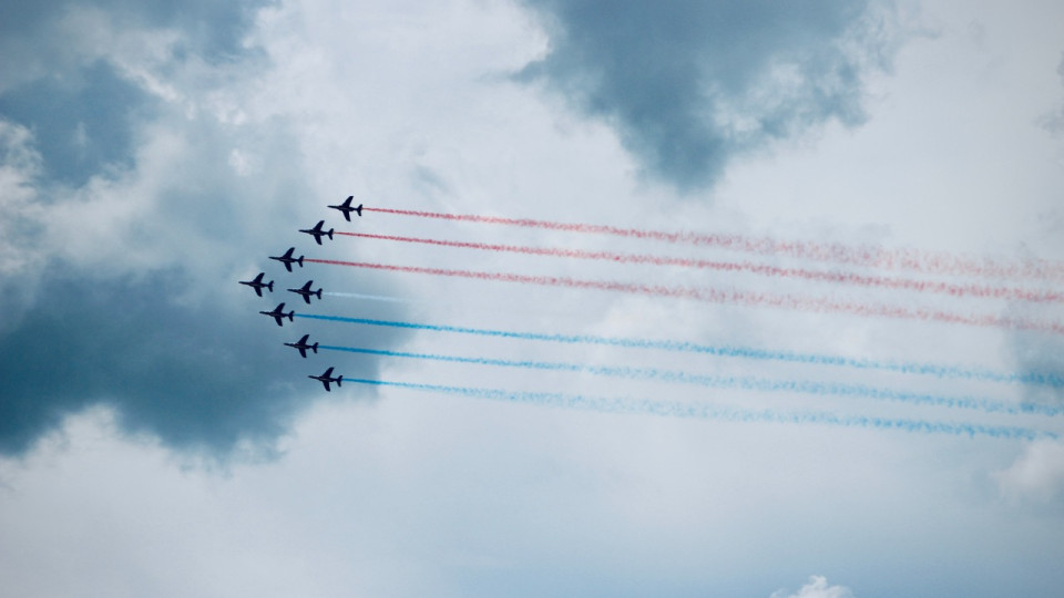 La Patrouille de France à Cannes ce mardi