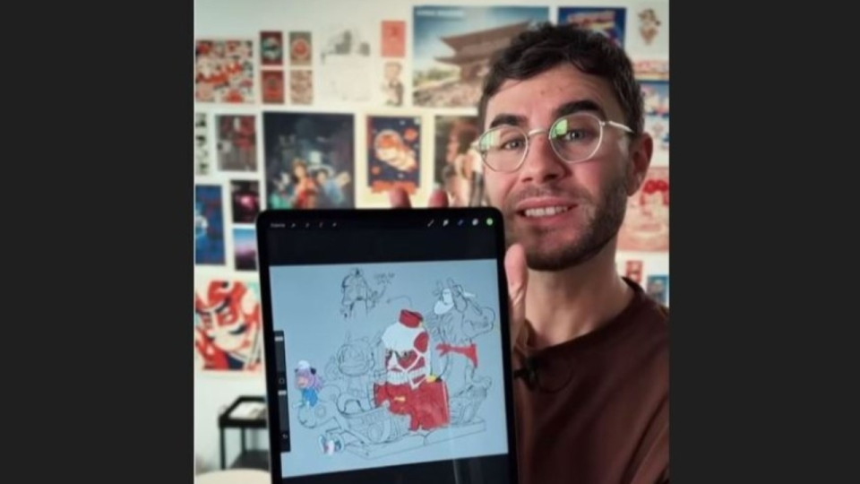 Le youtubeur Cyprien dévoile son char pour le Carnaval de Nice
