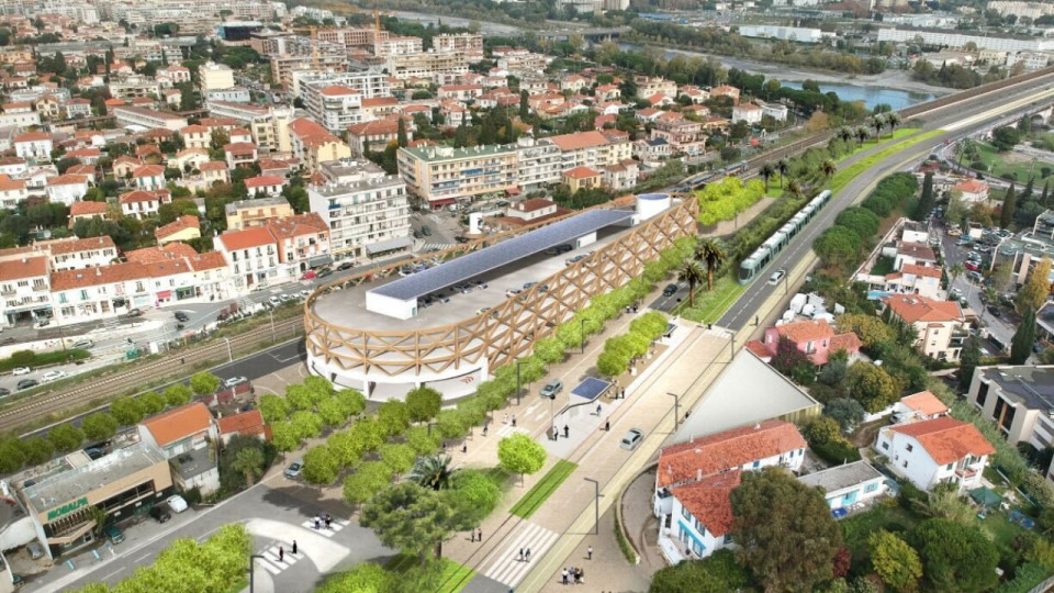 Ligne 4 du tramway : les travaux ont d&eacute;but&eacute; entre Nice et Cagnes-sur-Mer